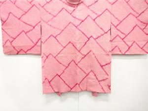 未使用品　本総絞り　抽象模様　絵羽織